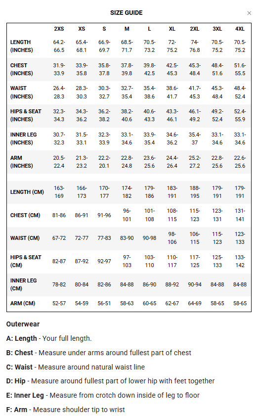 Size guide
